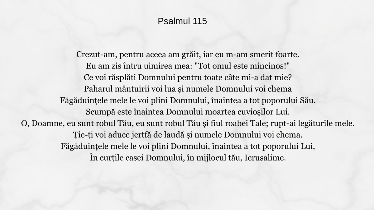 Psalmul 115