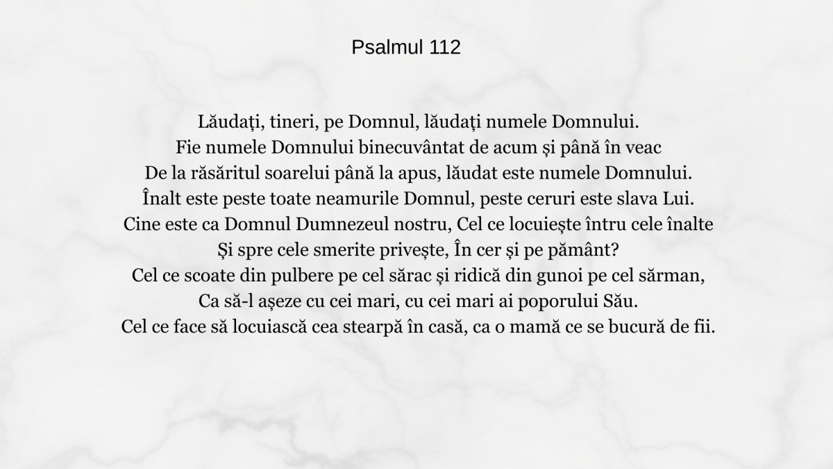Psalmul 112