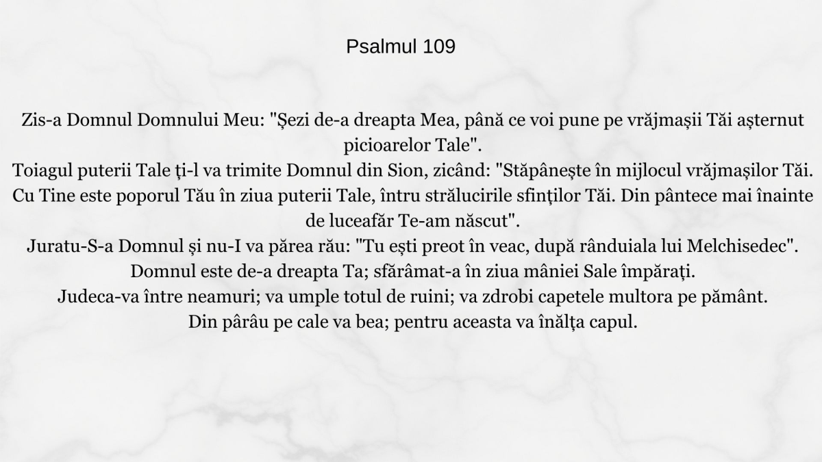 Psalmul 109